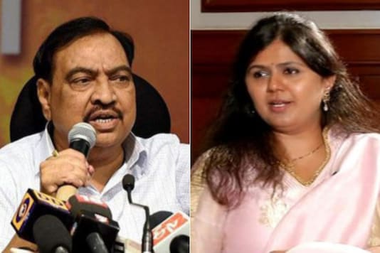 Eknath Khadse (left) and Pankaja Munde. Eknath Khadse (left) and Pankaja Munde.