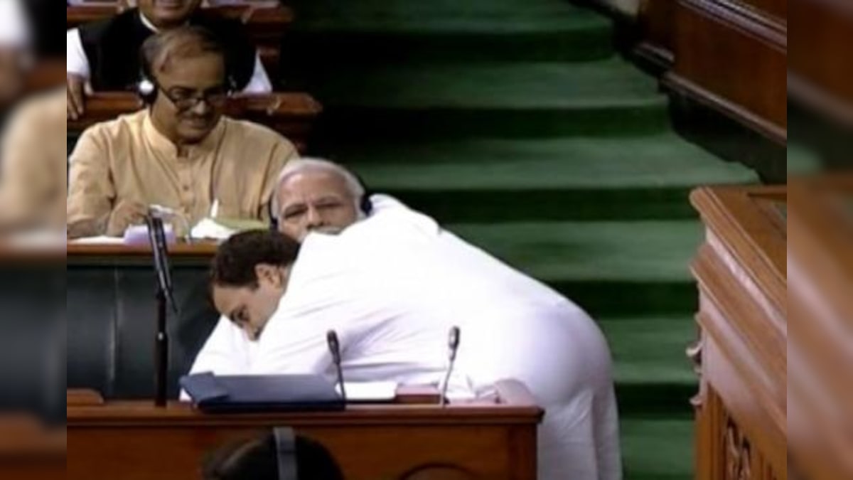 Rahul Gandhi Seals No-Confidence Speech With Hug, Catches PM Modi by  Surprise - News18