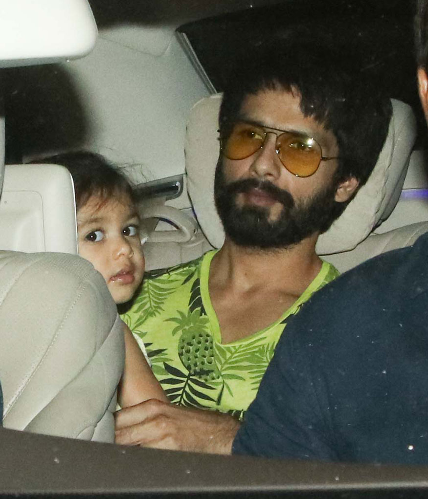 Shahid Kapoor Takes Misha To Meet Her Baby Brother Mom In Hospital