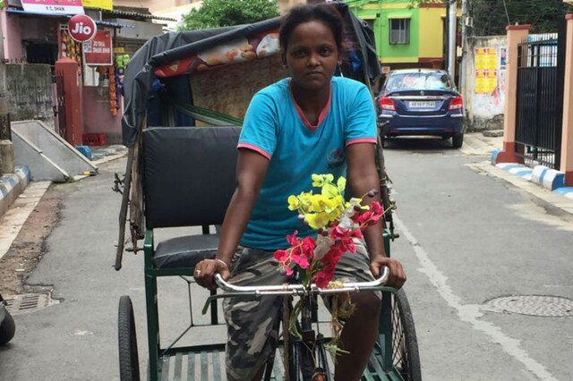 Sonali Ghosh is breaking stereotypes on the streets of Kolkata. The 28-year-old has been pulling a cycle rickshaw in Kasba area of South Kolkata since 2013.