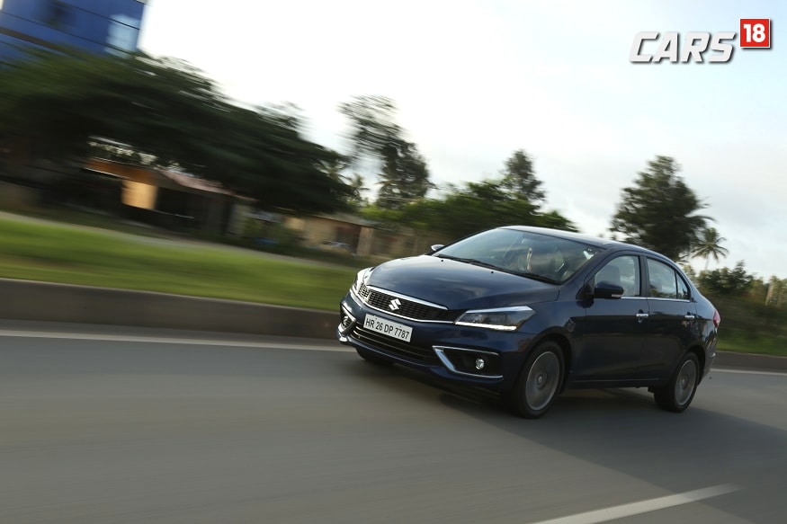 Maruti Suzuki Ciaz Facelift competes against Hyundai Verna, Toyota Yaris, Honda City. (Image: Siddharth Safaya/ News18.com)