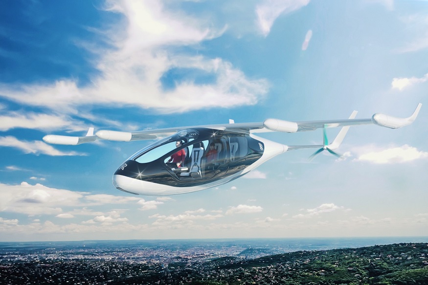 RollsRoyce and Aston Martin Electric Hybrid Flying Taxi with Vertical