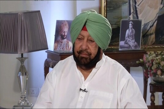 File photo of Punjab CM Captain Amrinder Singh.