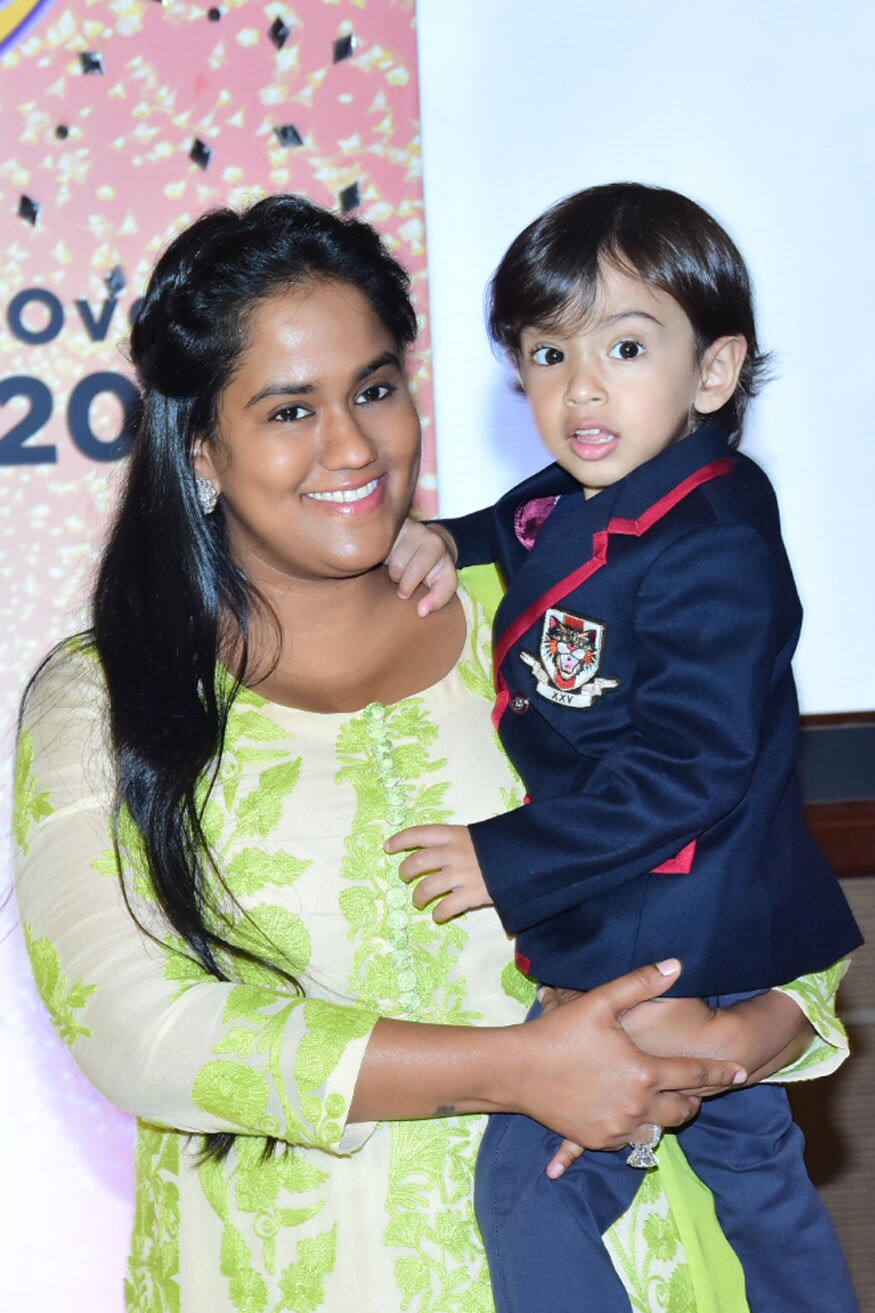 14. Arpita Khan and her son Ahil. 