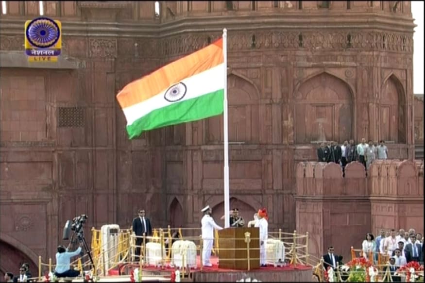 Watch PM Unfurls Tricolour at Red Fort
