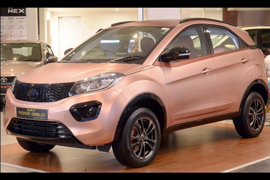 Apple iPhone Rose Gold Inspired Tata Nexon Compact SUV Offered by ...