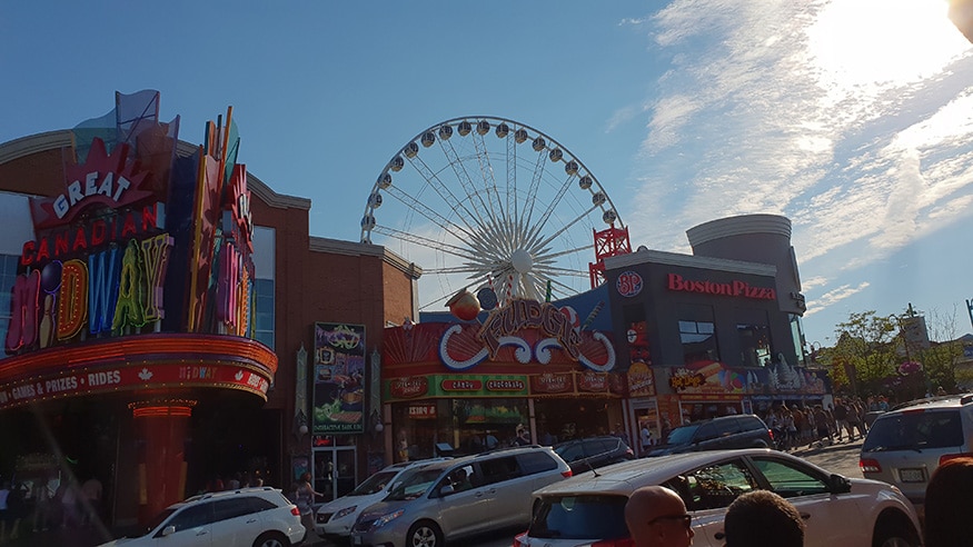Falls Avenue market is the area around the Niagara Falls. (Image: News18/Varun Sharma)