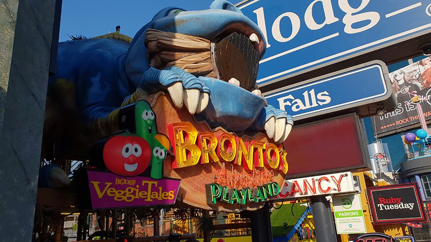 A fun place for kids as well as you can see haunted houses, kids play areas and much more on Falls Avenue. (Image: News18/Varun Sharma)