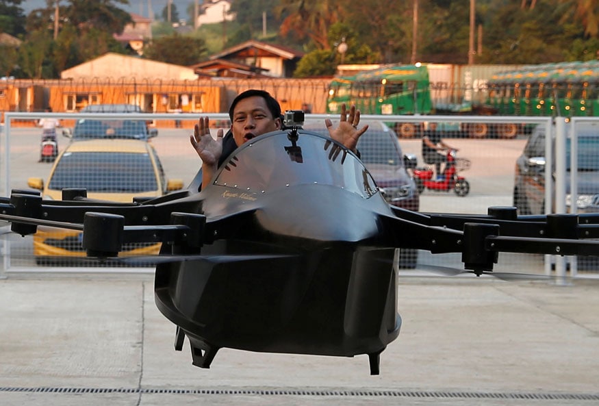 Philippine Inventor Debuts Flying Sports Car Drone; See Pictures - News18