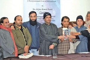 DR aijaz at book launch Photo courtesy Dr Aijaz