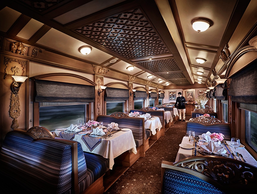 The two gourmet restaurants, Waavar and Utsav onboard help our guests taste the local specialities of each of the very diverse states that the train makes its way through. (Image: Special Arrangement)