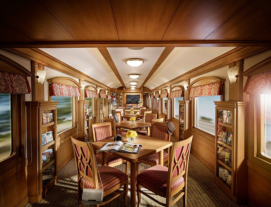 'Pankh' is the well-equipped conference car fitted with all you might need for meetings and discussions or simply lounge around. It can be converted into a dance floor at night. (Image: Special Arrangement)