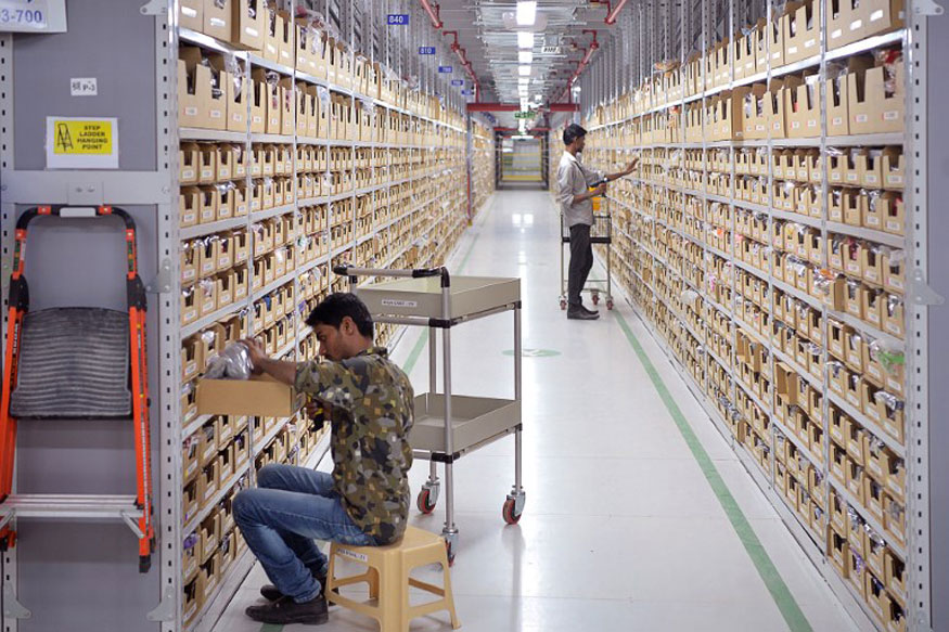 PICS Amazon Launches Largest Fulfilment Centre in Bengaluru Photogallery