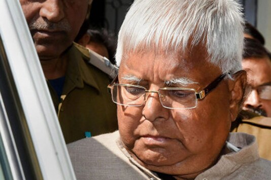 File photo of jailed RJD chief Lalu Prasad Yadav.
