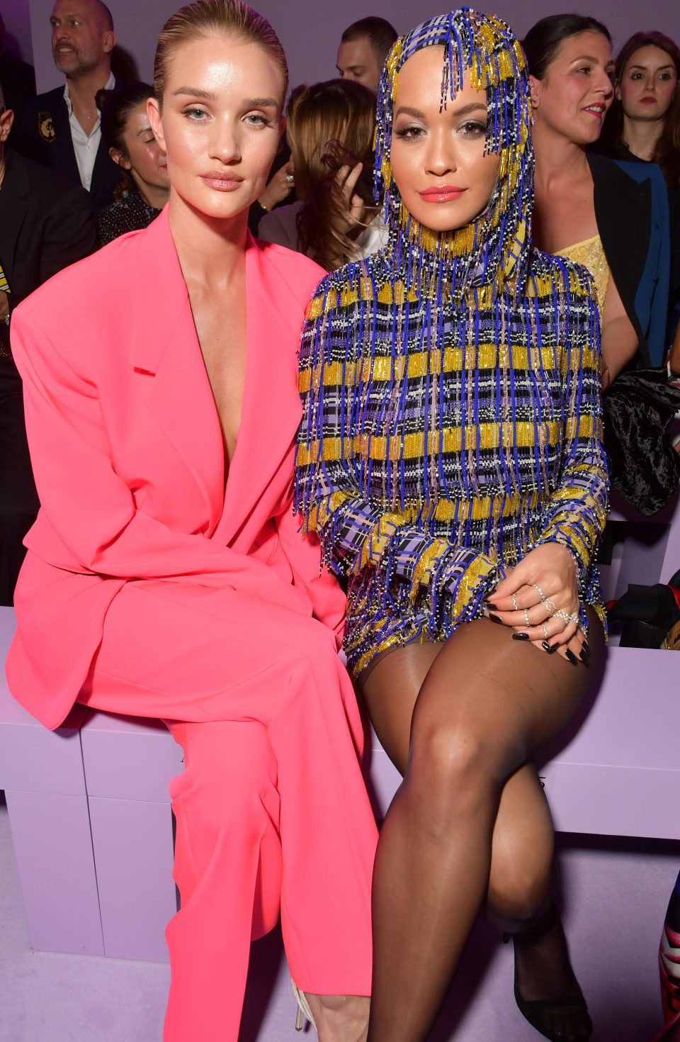 Nicki Minaj and Rita Ora Versace Runway Show - Nicki Minaj and Rita Ora  Wear Some Crazy Outfits at Milan Fashion Week