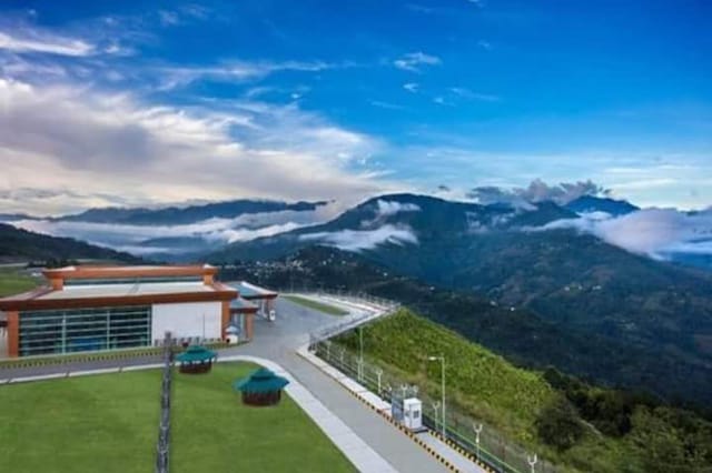 The Pakyong Airport, one of the mega projects of the Sikkim government, was built at an estimated cost of Rs 600 crore. (Image: AAI)