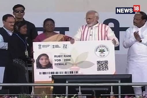 File photo of Prime Minister Narendra Modi at the launch of Ayushman Bharat Health Insurance Scheme.