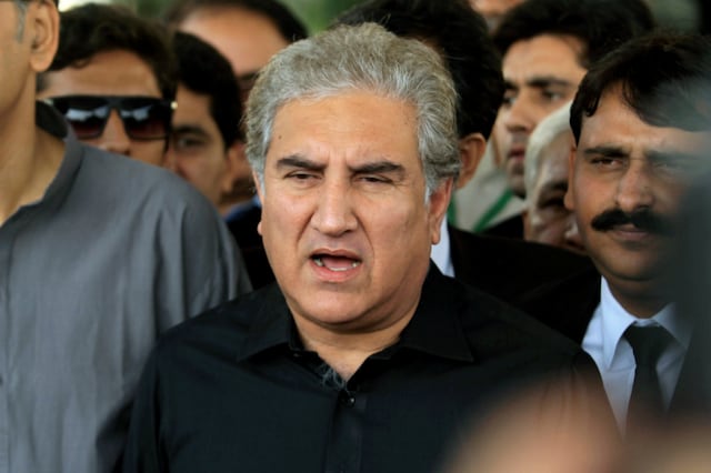 File photo of Pakistan Foreign Minister Shah Mehmood Qureshi.