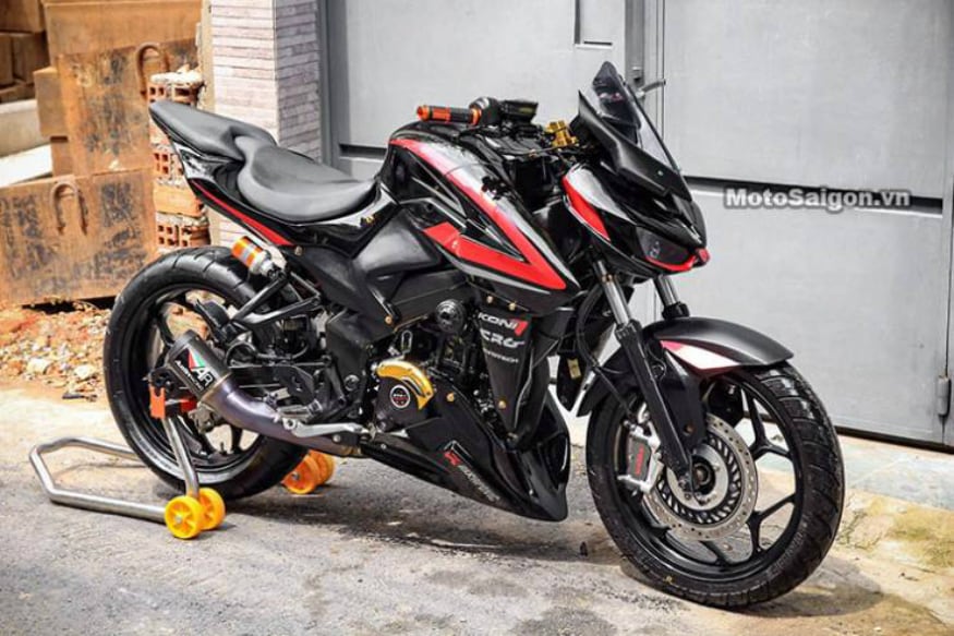 Bajaj Pulsar Ns0 Modified Into Kawasaki Z1000 Looks Legit