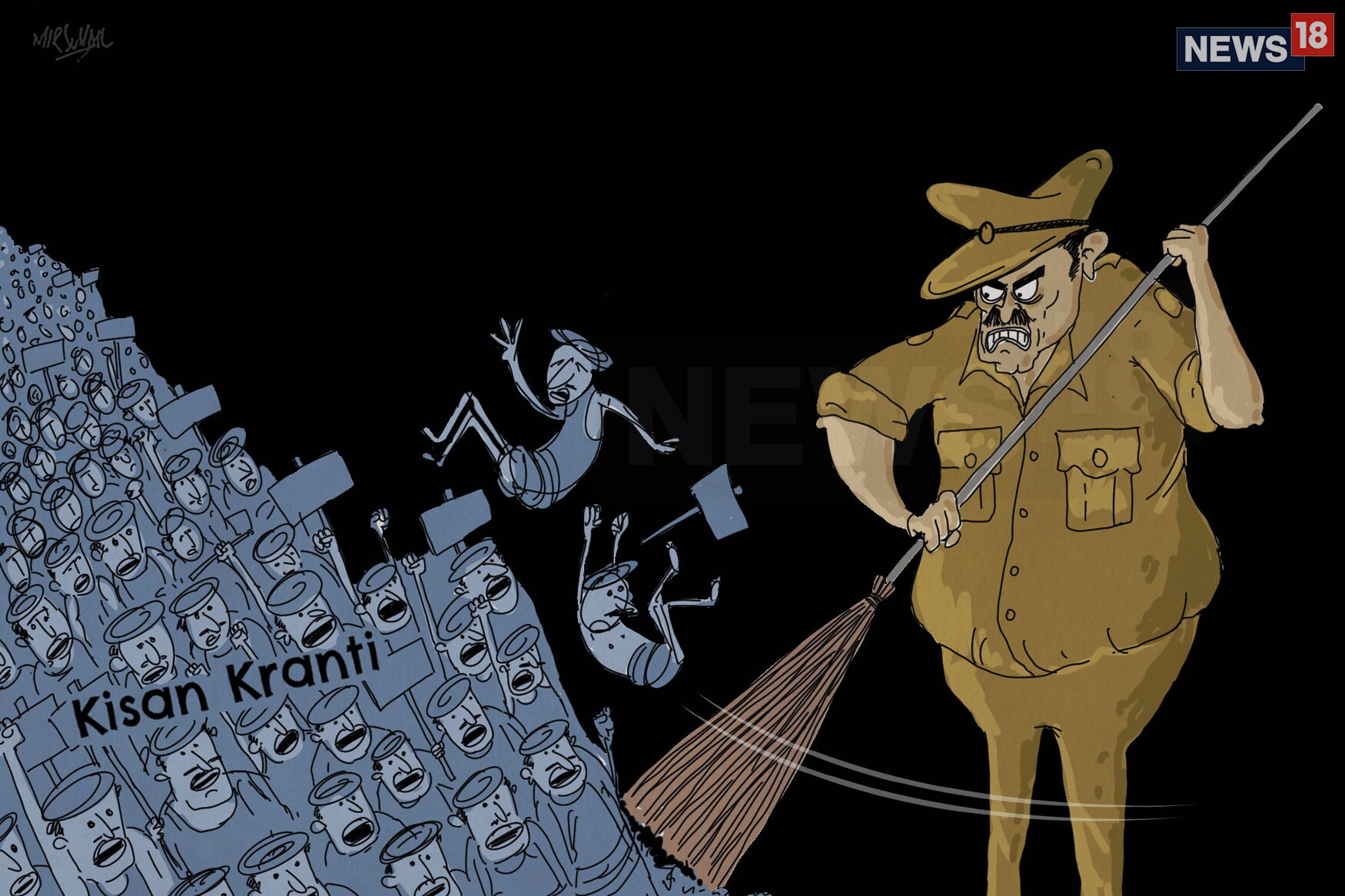 Let Them In, Says CM Arvind Kejriwal as Police Stop Protesting Farmers at Delhi Border