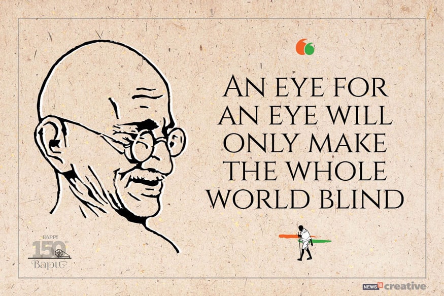 an eye for an eye makes the whole world blind meaning