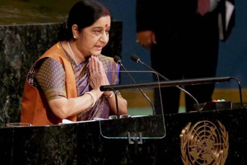 File photo of external affairs minister Sushma Swaraj.
