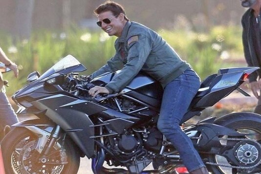 Top Gun Maverick Watch Tom Cruise Ride A Kawasaki Ninja H2 In The