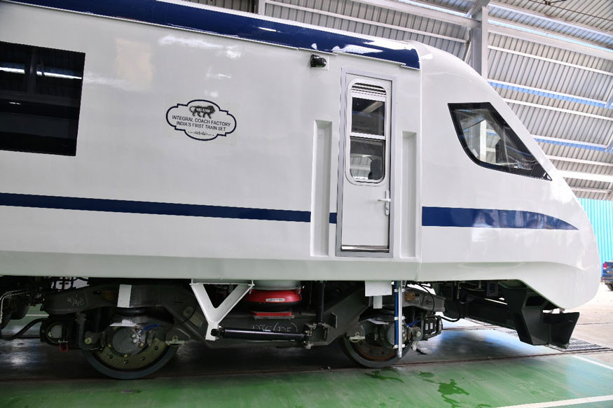 Photos of Vande Bharat Express, Country's First Engine-Less Train - News18