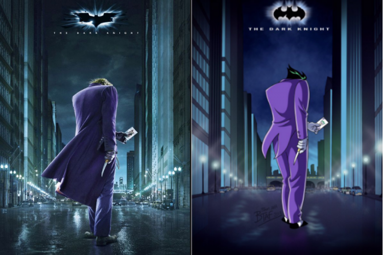 This Fan Recreated The Dark Knight Movie Posters in Batman Animated Series  Style