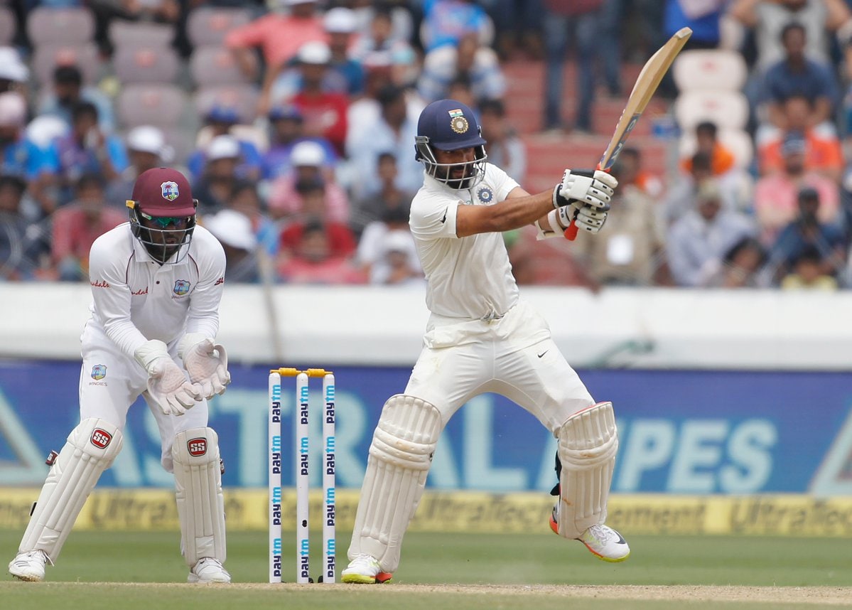 IN PICS | India vs West Indies, Second Test Day 2 at Hyderabad IN PICS | India vs West Indies, Second Test Day 2 at Hyderabad