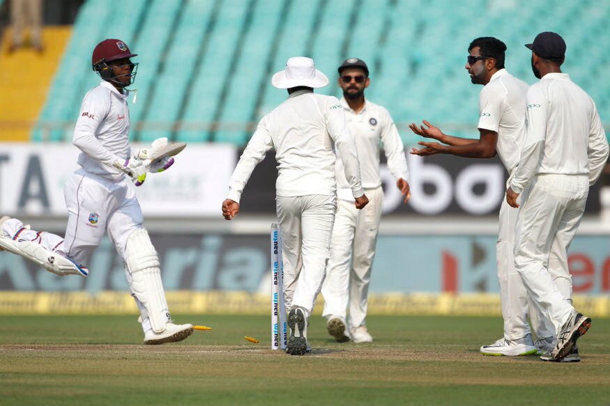 In Pics | India vs West Indies, First Test, Day 2 at Rajkot In Pics | India vs West Indies, First Test, Day 2 at Rajkot