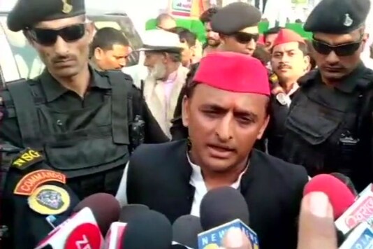 File photo of SP chief Akhilesh Yadav.    