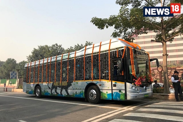 JBM Solaris Eco-Life All-Electric Bus. Image for representation. (Image: News18.com)