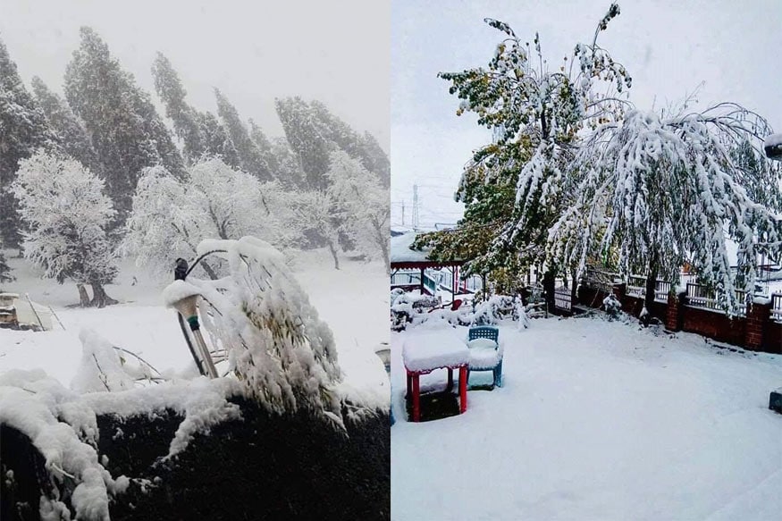 Fresh Snowfall Drapes Jammu and Kashmir in White Blanket