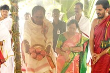 KCR Holds Grand Yagam at Farmhouse Ahead of Next Round of Electioneering for Assembly Elections