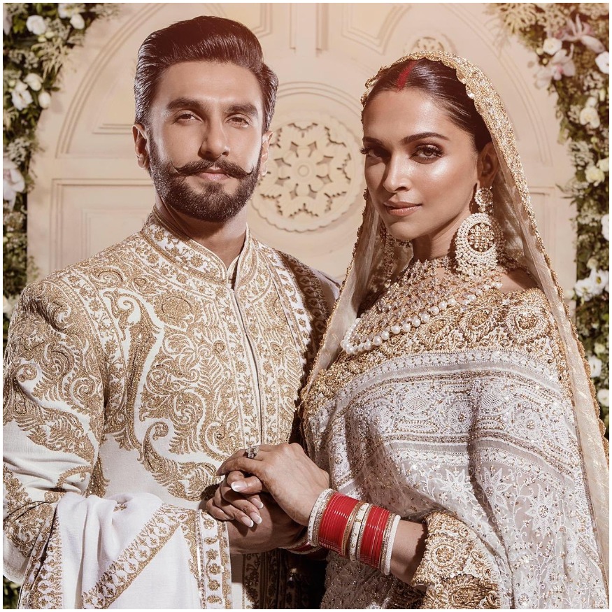  Ranveer Singh and Deepika Padukone look elegant at their Mumbai reception. Ranveer and Deepika tied the knot in a fiercely private wedding in Italy on November 14 and 15. (Image: Special Arrangement)