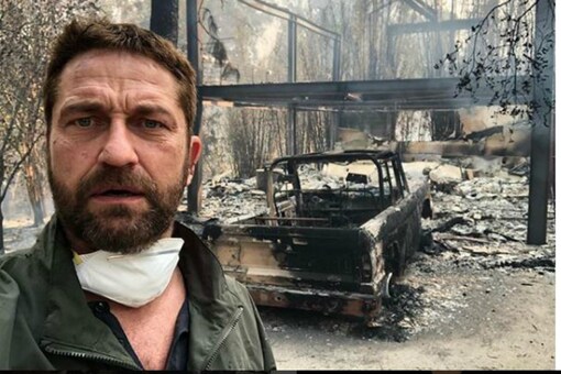 Butler, the Scottish star and producer posted a photo of the remains of his Malibu home on Instagram on Sunday, thanking firefighters for their "courage".
