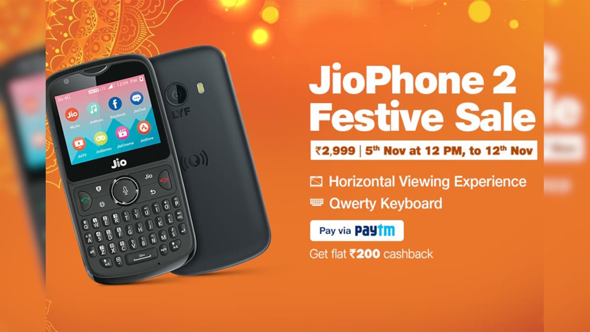 Jio Diwali Dhamaka offer JioPhone 2 Paytm Offer, Free JioFi, 100