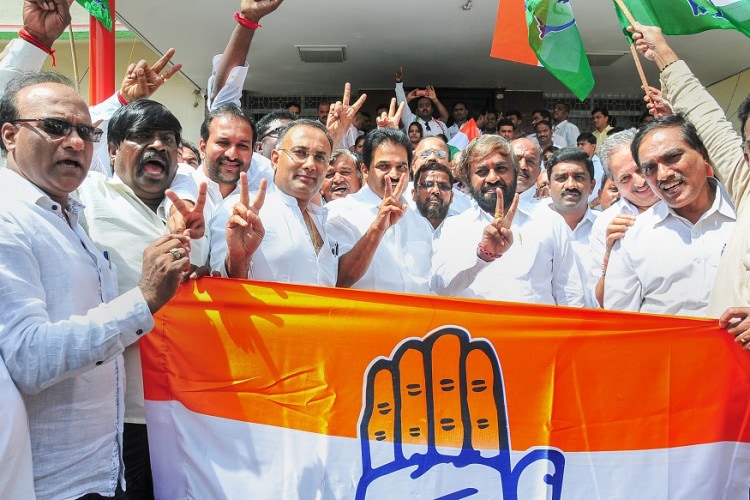 Congress press conference in Bengaluru