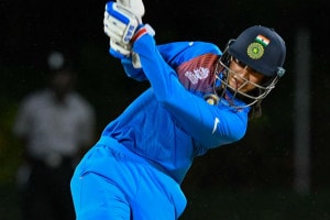 Opener Smriti Mandhana plays a shot. (ICC)