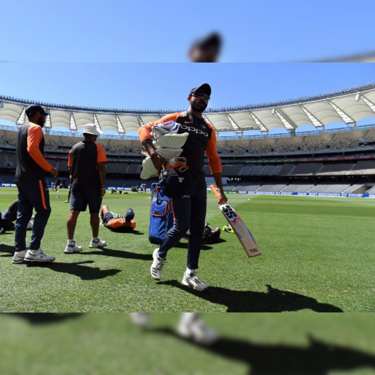 In Pics Team India Sweats It Out Ahead Of Perth Test In Pics Team India Sweats It Out Ahead Of Perth Test