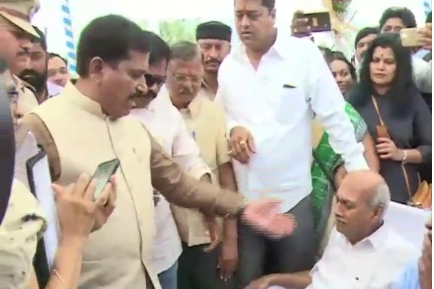 Caught on Cam, Two BJP MPs in Karnataka 'Fighting' During Event Inauguration