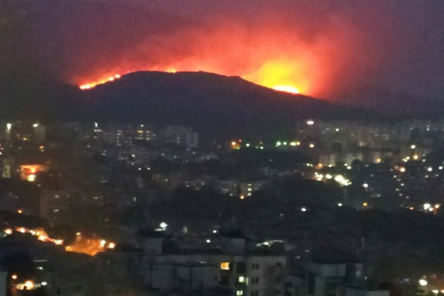 Massive Fire Breaks Out in Mumbai's Aarey Colony, Fire Tenders on Spot