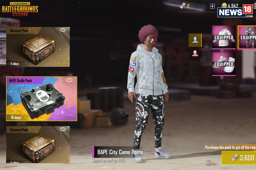 PUBG Mobile Gets New Exclusive BAPE Outfit Pack: Everything ... - 