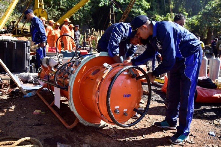 Rescuers Struggle to Pump Out Water from Flooded Mine in Meghalaya