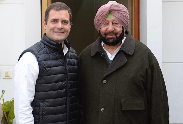 Punjab chief minister Captain Amarinder Singh met Congress chief Rahul Gandhi on Monday. (Image: @capt_amarinder/Twitter)