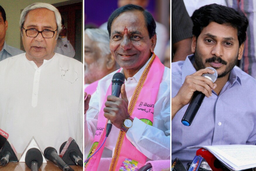 Kcr Jagan Reddy And Naveen Patnaik Wield The Key To Power In Down