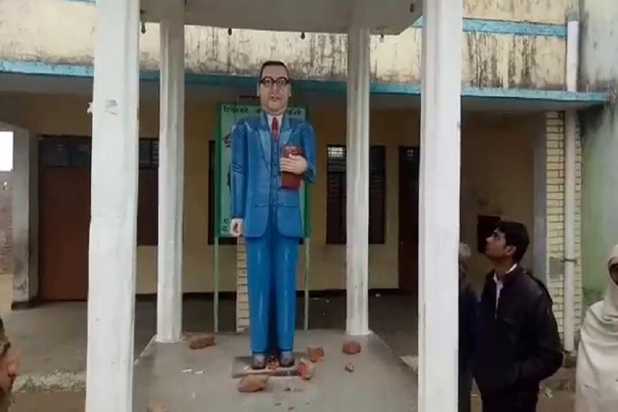 Ambedkar Statue Vandalised in Uttar Pradesh's Meerut, Hundreds Gather in Protest