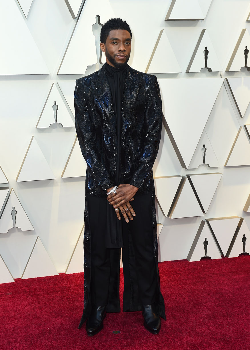   Chadwick Boseman arrives at the 91st Academy Awards in Los Angeles. (Image: AP) 