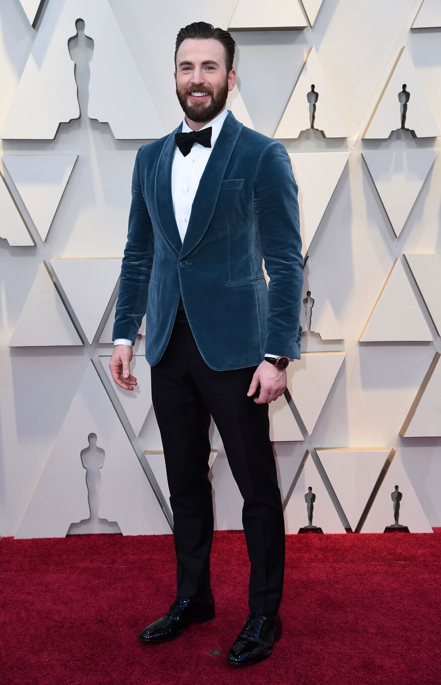   Chris Evans arrives at the 91st Academy Awards in Los Angeles. (Image: AP) 